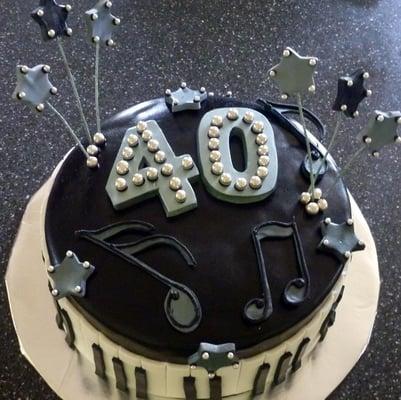 40th birthday cake