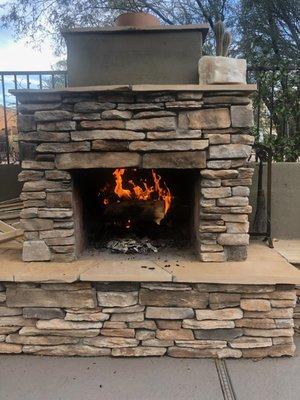 Outdoor Fireplace