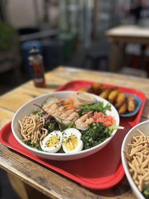 Grilled Prawn Salad Bowl