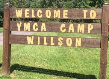 Zoomed in Camp Wilson sign