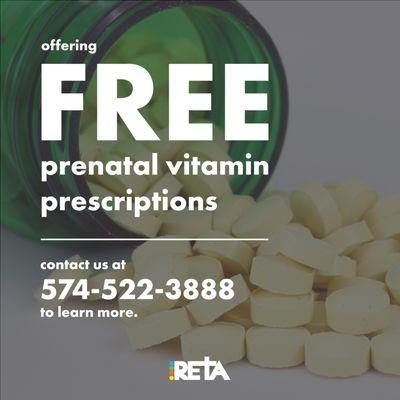 Free prenatal vitamins