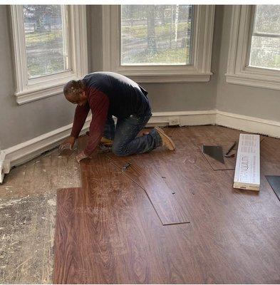 Flooring installation