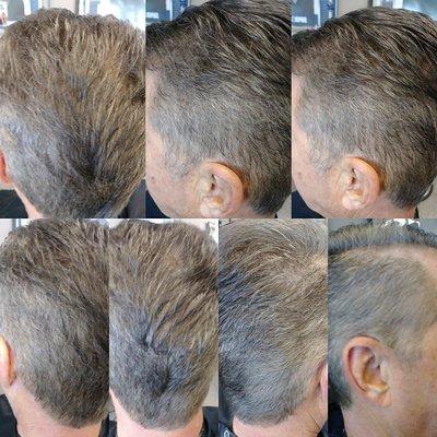 Men's Paul Mitchell  "Flashback" Demi Color' Designer Cut and Style by Nita