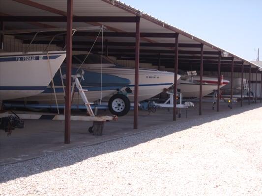 COVERED BOAT STORAGE