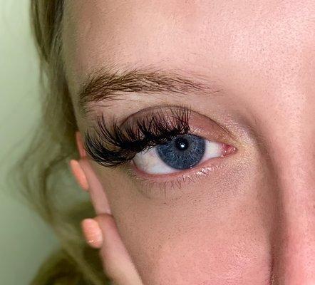 Eyelash extensions $185 (full volume)