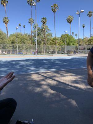 Tennis courts