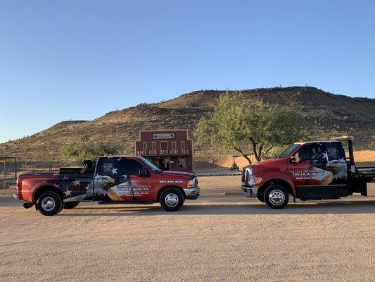 The fleet keeps getting bigger. Tow truck one service truck two!