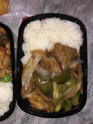 Pepper steak combo