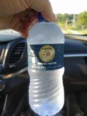 Free water from the Casey's app!