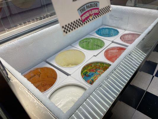 Ice cream flavors