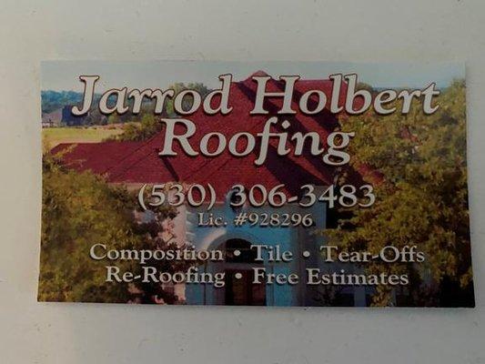 Jarrod Holbert Roofing