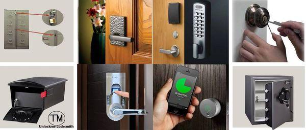 Residential services-lockouts, lock change, lock installation, open, install, transfer & sell safes, smart locks, keypad locks, high securi