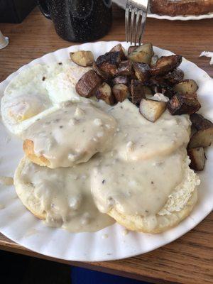 Biscuits and gravy