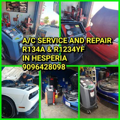 A/C SERVICE AND REPAIR R134A AND R1234YF