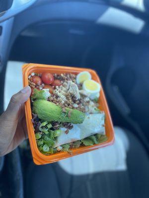 Cobb salad w/ ranch dressing