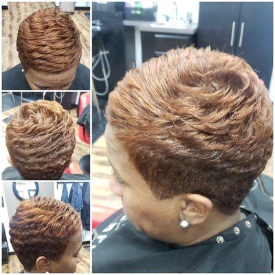 Cut & color pixie