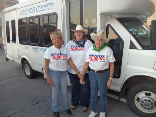 Bus drivers for Webster County Transit.