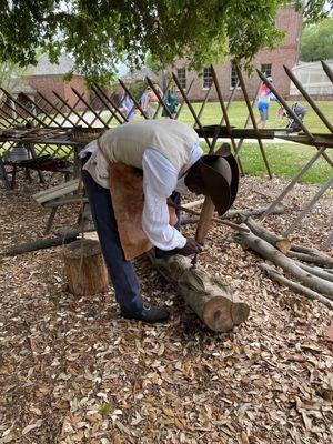 Craven fort making spikes