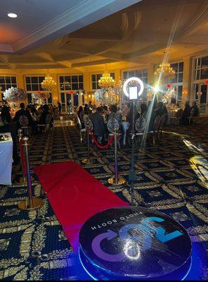 360 Booth featured at a Wedding at Trump International Doral