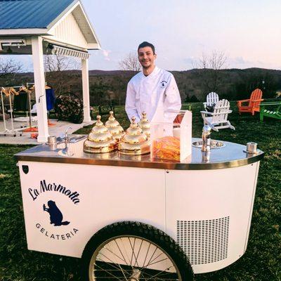 We cater! Let us provide your next event with delicious gelto!