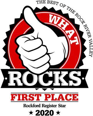 Proud winner of "Best Roofing Contractor 2020" on "What Rocks 2020 - The Best of the Rock River Valley" contest.  Thank you for your trust!