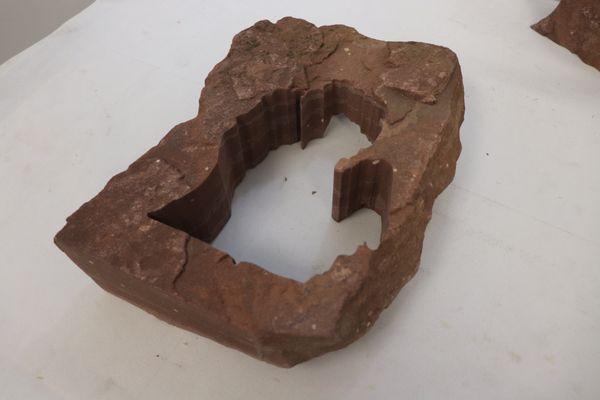 A Waterjet Project, Michigan cut out of solid Rock