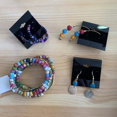 Recycled Cotton Sari Jewelry