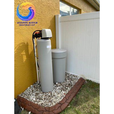 Water softener installation on City Water in Lake Alfred