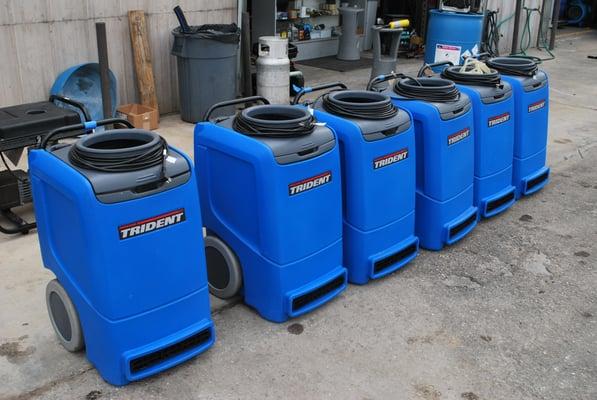 Prochem Trident dehumidifiers.