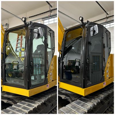 CAT 310 excavator we completed for a customer. 15% ceramic film all the way around