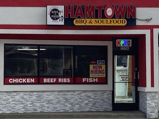 Hamtown BBQ Soulfood is Now open!