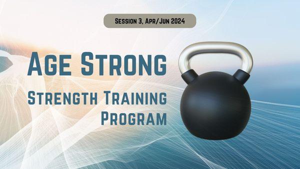 Safe and effective strength training for older adults. You can age with strength and vitality.