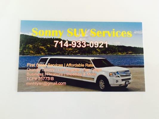 Service transportation anywhere in California happinest and reasonable price