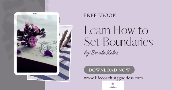 Ebook on website to Learn How to Set Healthy Boundaries.