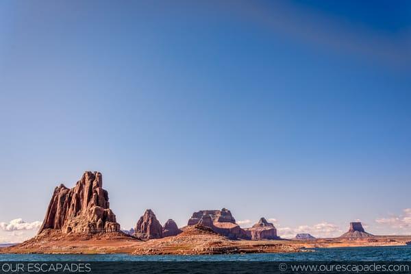 Unique red rock formations