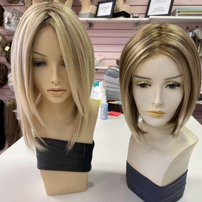 Beautiful human hair and synthetic hair available in store.