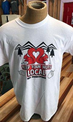 NRV Homegrown Business Alliance t-shirt... "Keep Your Nuts Local!"