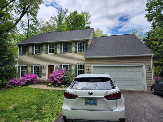 New Roof & Seamless Gutters. Annapolis, MD