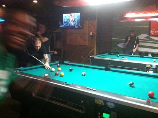 Great pool tables!