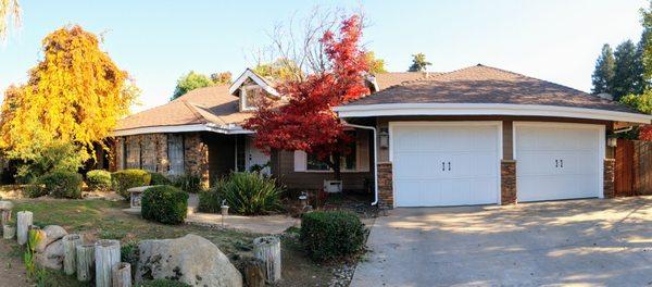 This house I painted the whole exterior for Jun.