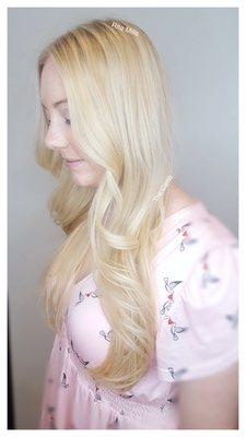 fairy tale blonde happens here at The Comb Salon.