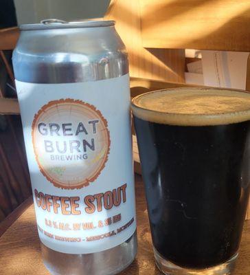 The very awesome Coffee Stout from Great Burn Brewing!