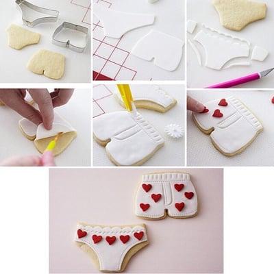 decorations cookies with fondant for your special love