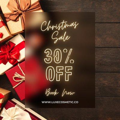 Luxe cosmetics Christmas sale ! You don't wanna miss!