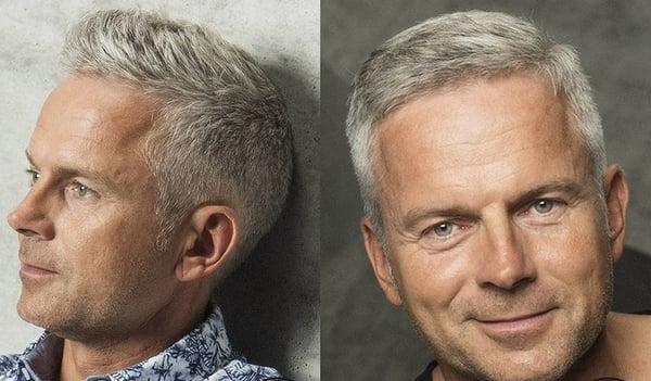 Popular men's haircut by David  Petrano