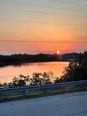 Sunset on the way back from KeyWest !