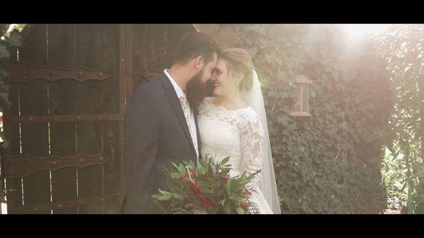 Screen Shot from wedding Video