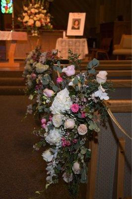 Wedding day flowers