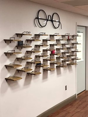 Large selection of eyeglass frames to fit everyone's needs and style!