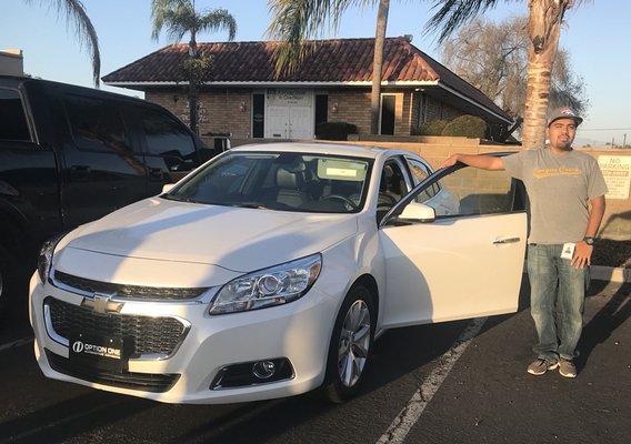 Delivered a Chevrolet Malibu to our dear client!